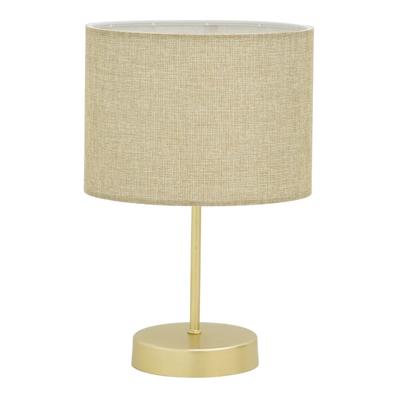 Veioza PWL-0961, E27 bej maro-auriu, 22x32 cm