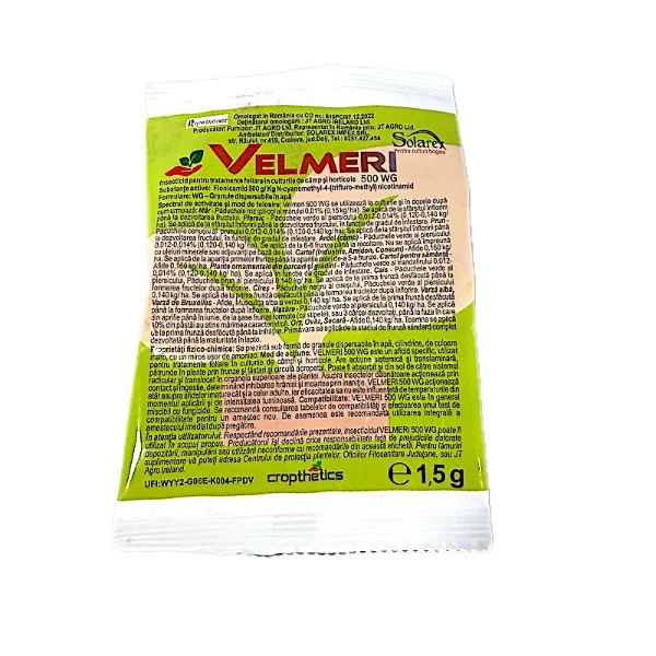 Velmeri 500WG 1,5 gr, afide/gandac verde (pomi/legume/cereale)