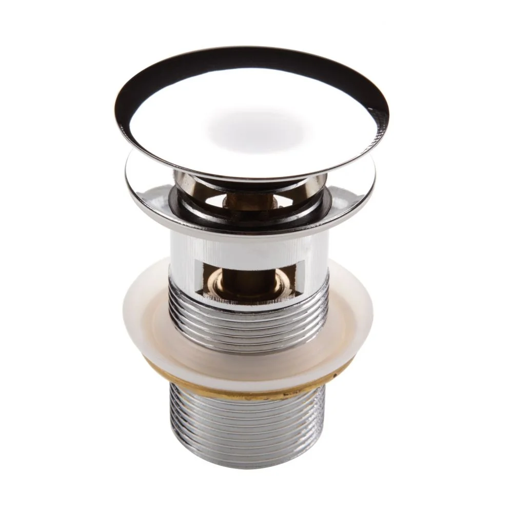 Ventil lavoar baie click-clack cu preaplin crom lucios Deante