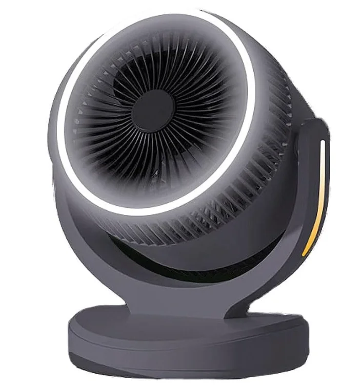 Ventilator de birou cu 3 trepte de viteza rotire 360 grade silentios