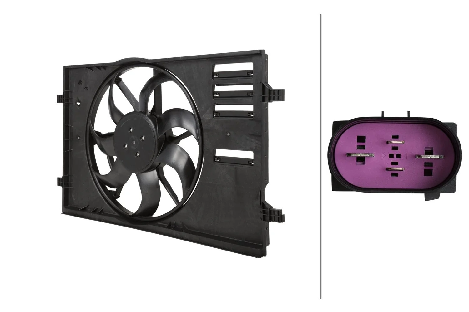 Ventilator, radiator HELLA 8EW 366 420-391