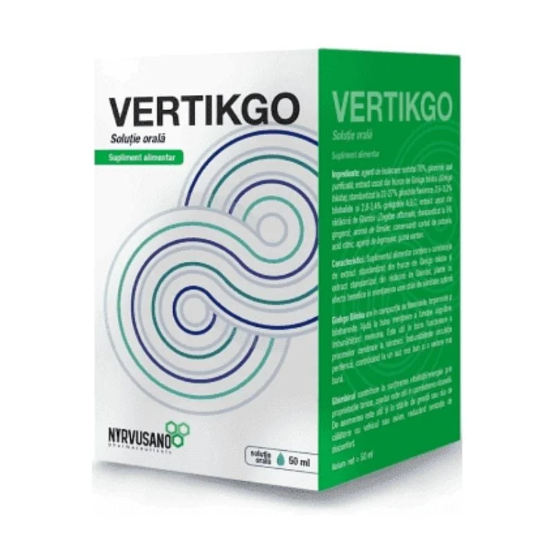 Vertikgo solutie orala, 50 ml, Nyrvusano