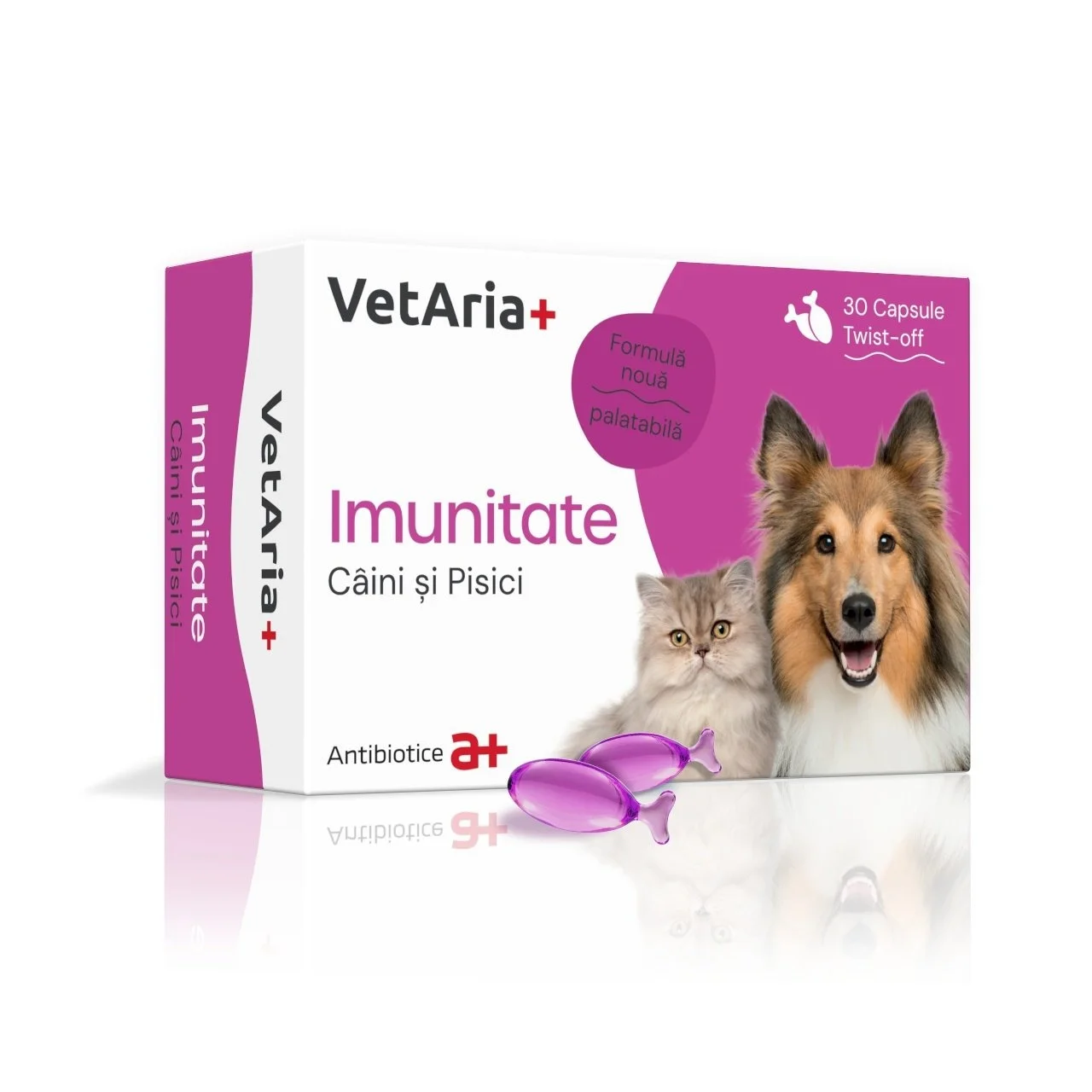 VetAria+ Imunitate, 30 capsule Twist-Off