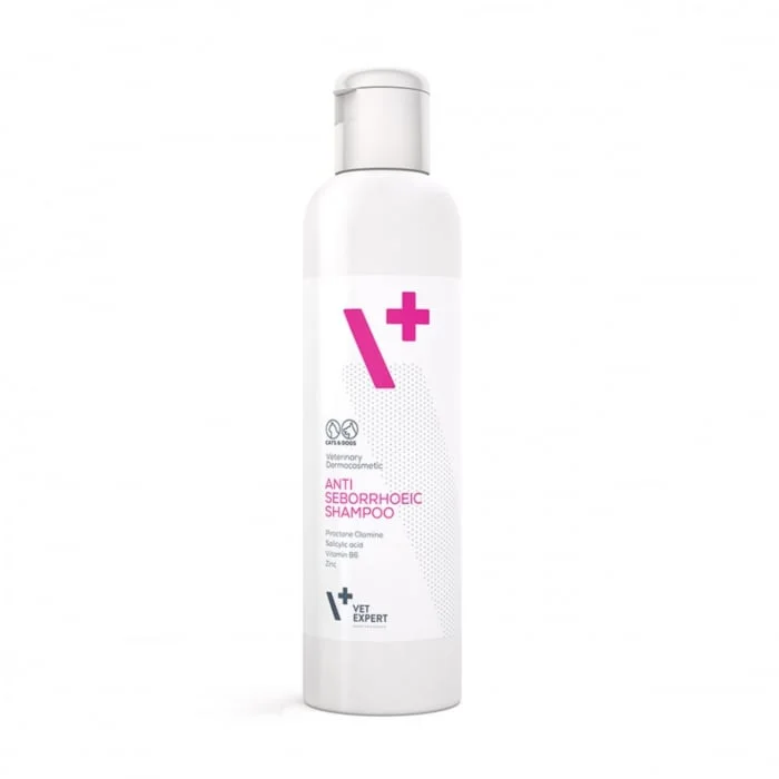 VetExpert Sampon AntiSeboreic pentru caini si pisici, 250 ml