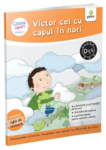 Victor cel cu capul în nori (Citesc ușor, Nivel 1) - Paperback - Evelyne Barge, Marco Overzee - Gama