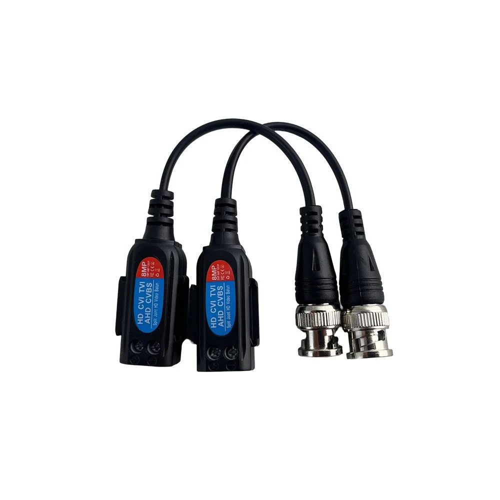Video balun pasiv HDCVI/TVI/AHD/CVBS 8MP LLT-500A-HD, 2 bucati