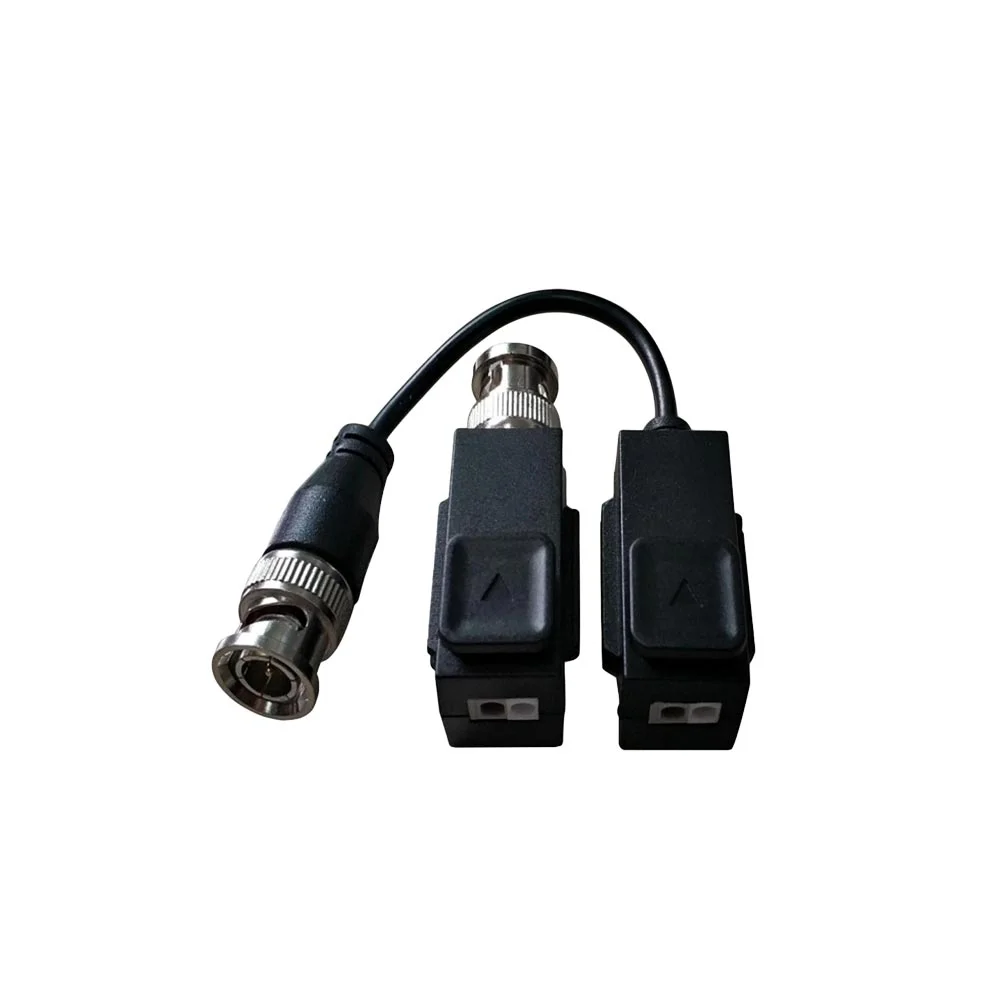 Video balun pasiv HDCVI/TVI/AHD/CVBS Hikvision DS-1H18S/E(C), 8 MP