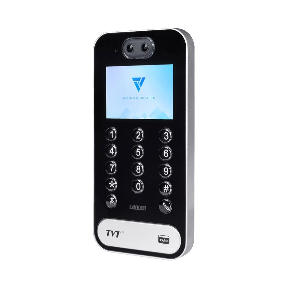 Videointerfon de exterior IP WiFi TVT TD-E2223-EM/IC/PE/WF, 2 MP, Mifare, aparent, IR 2m, microfon, difuzor, slot card, PoE