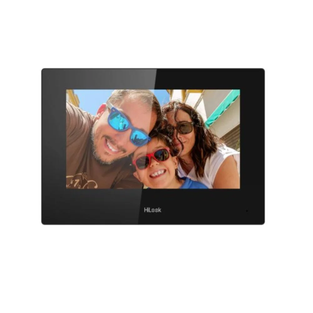 Videointerfon de interior Hikvision HiLook Hybrid VI-H460WD, 7 inch, WiFi 2.4 GHz,  slot card, 4 fire, PoE