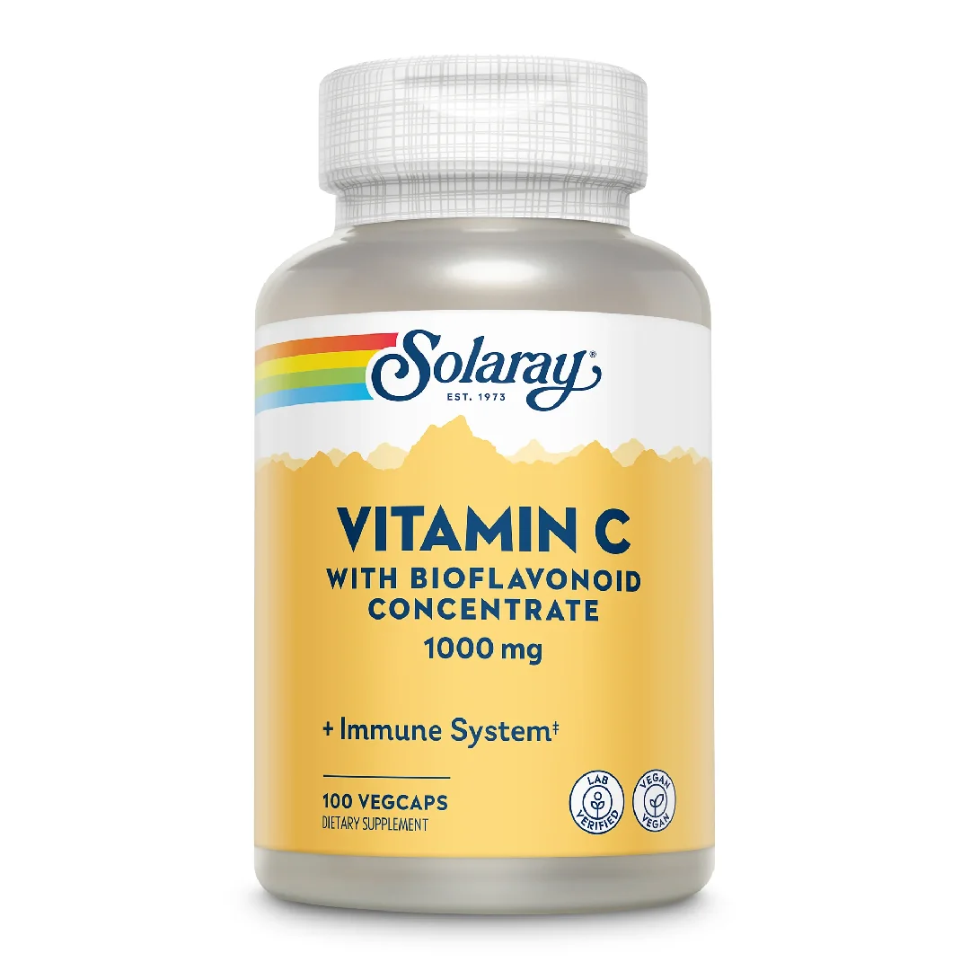 Vitamin C Solaray, 100 capsule, Secom