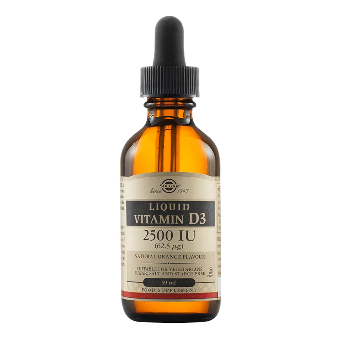 Vitamin D3 2500 UI Liquid, 59 ml, Solgar