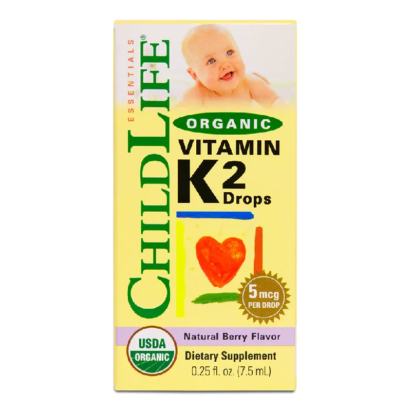 Vitamin K2 (copii) 15 mcg Childlife Essentials, 7,5 ml, Secom