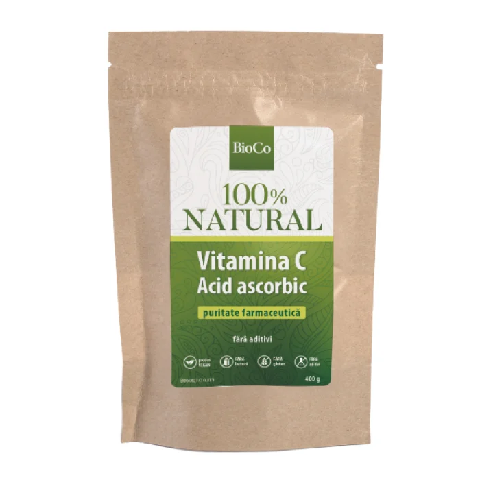 Vitamina C Acid Ascorbic, 400g, BioCo
