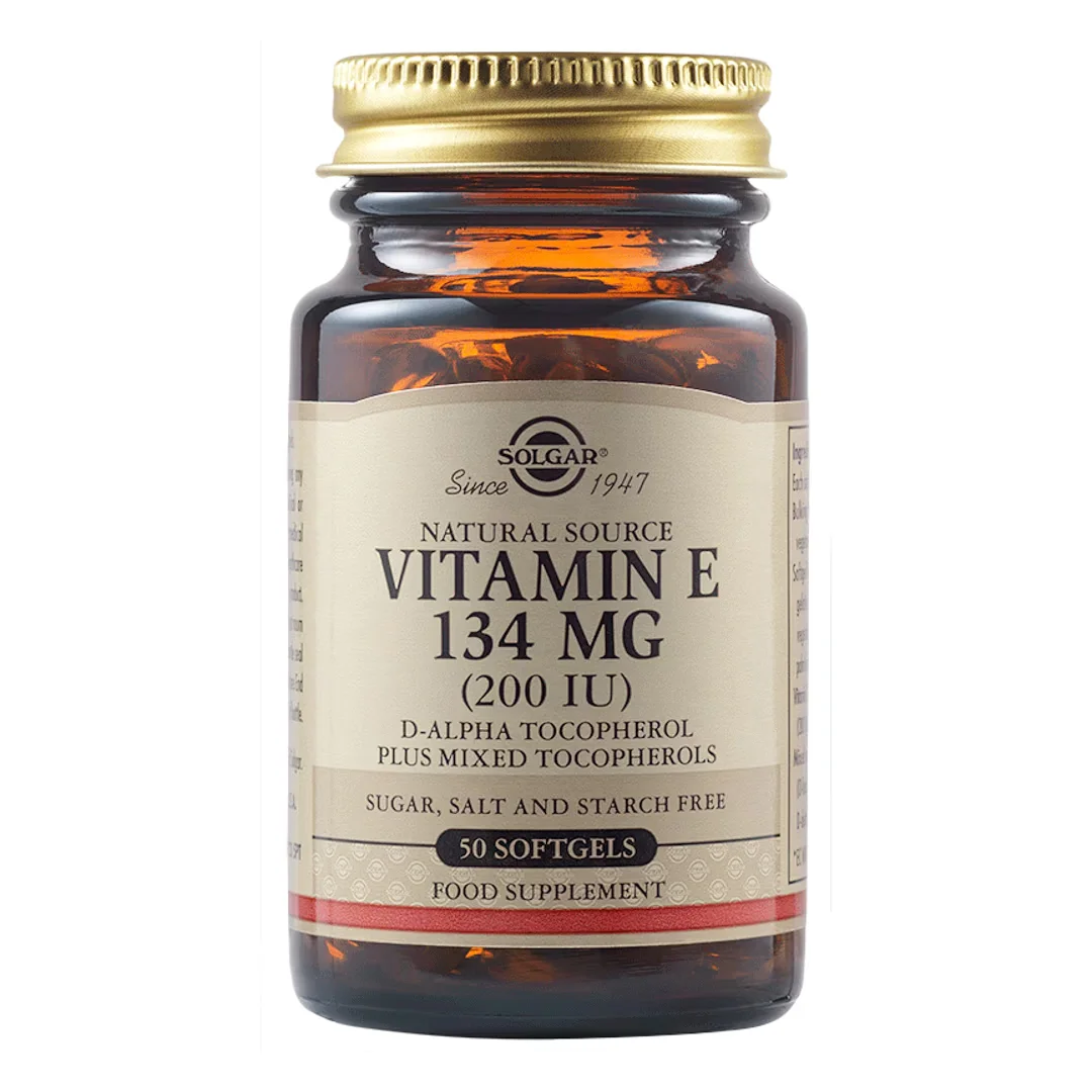 Vitamina E naturala 134 mg, 50 capsule, Solgar