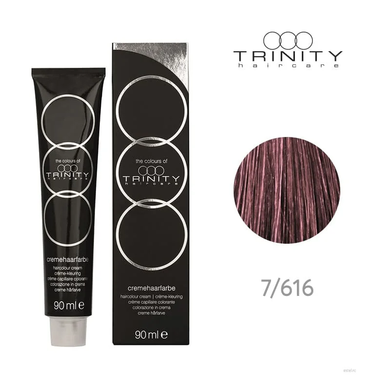 Vopsea crema COT Metallics Trinity Haircare 7/616 Mangan, 90 ml