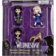 Wednesday set 4 figurine metalice 6. 5 cm Jada
