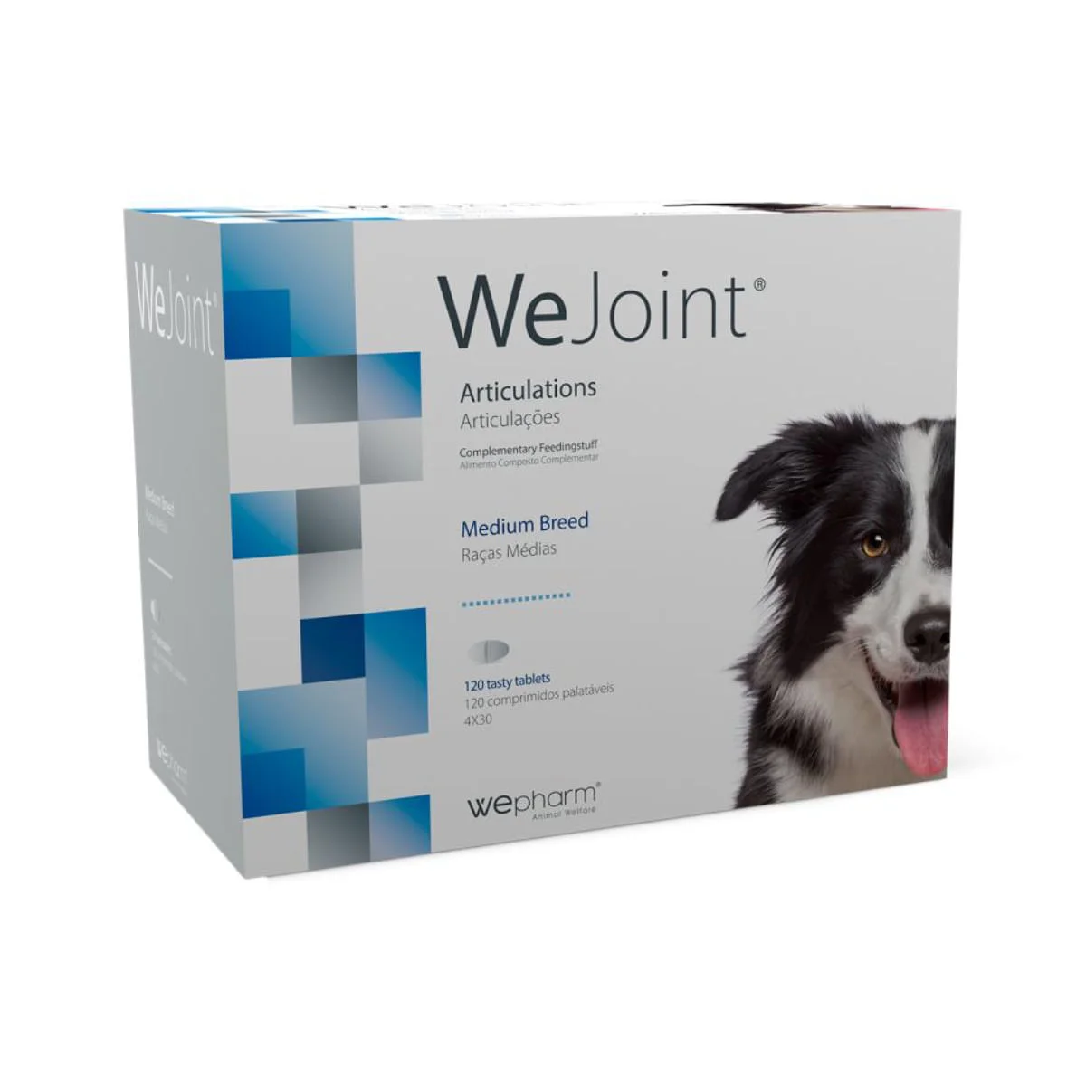 WEPHARM WeJoint Medium Breeds, supliment sistem articular câini, comprimate WEPHARM WeJoint Medium Breeds, M, supliment sistem articular câini, flacon, 120 comprimate
