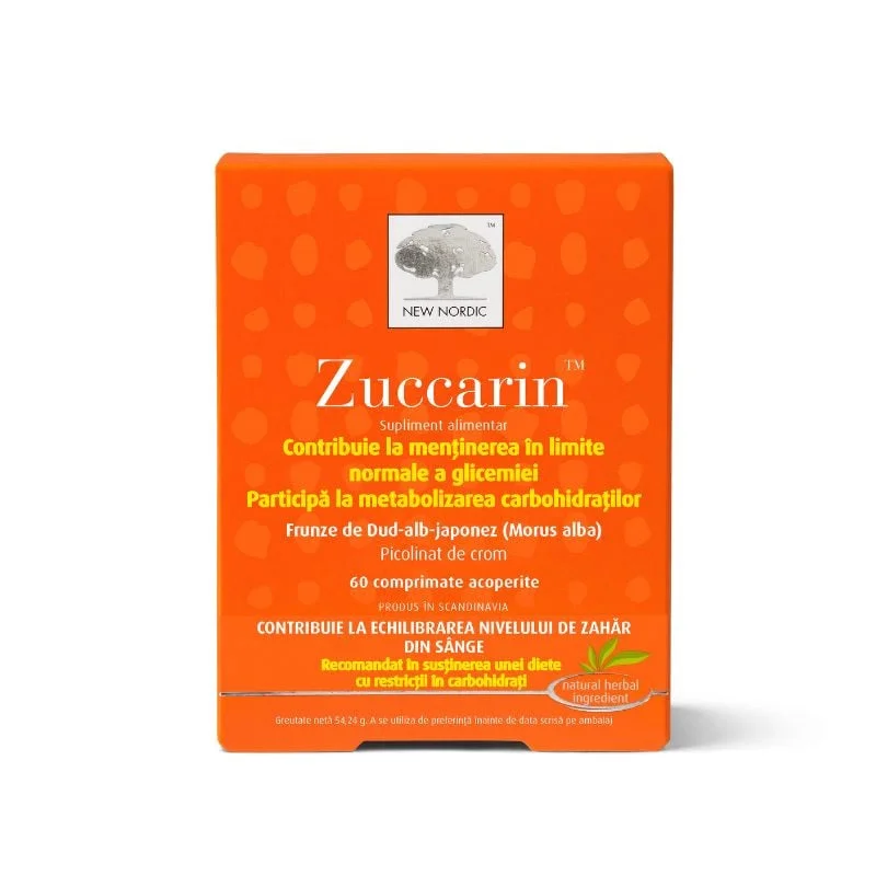 Zuccarin, 60 comprimate, New Nordic